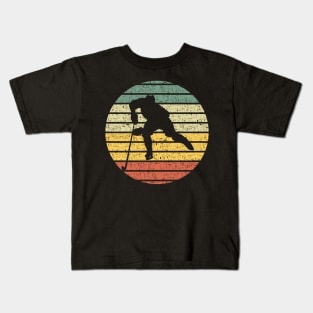 Vintage Icehockey Silhouette Kids T-Shirt